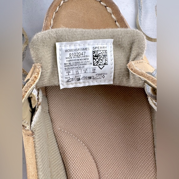 💚 - SPERRY TOP SIDER ANGELFISH WOMEN’S SIZE 6. TAN - Picture 7 of 7